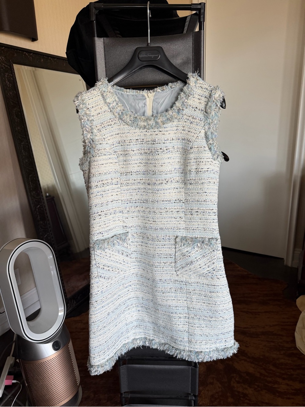 Beautiful Sleeveless Tweed Dress